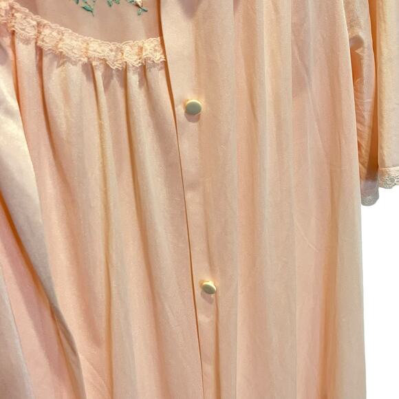 Vintage Montgomery Ward Nightgown w/ Matching Bed Jacket Size Small - Picture 5 of 6